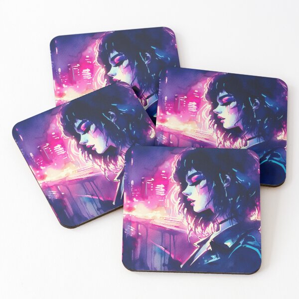 Item preview, Neon Noir 80s Girl [Watercolor] designed and sold by RESToRAPTOR.