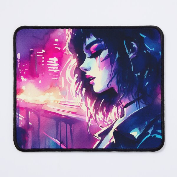 Item preview, Neon Noir 80s Girl [Watercolor] designed and sold by RESToRAPTOR.