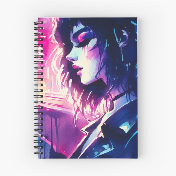 Item preview, Neon Noir 80s Girl [Watercolor] designed and sold by RESToRAPTOR.