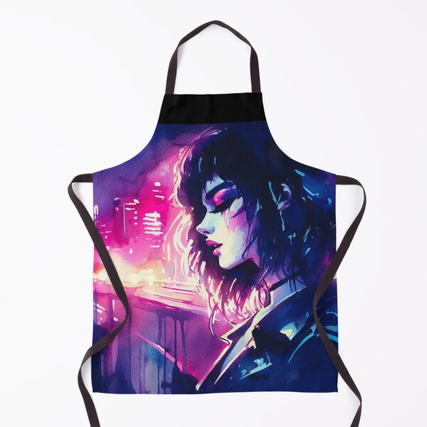 Item preview, Neon Noir 80s Girl [Watercolor] designed and sold by RESToRAPTOR.