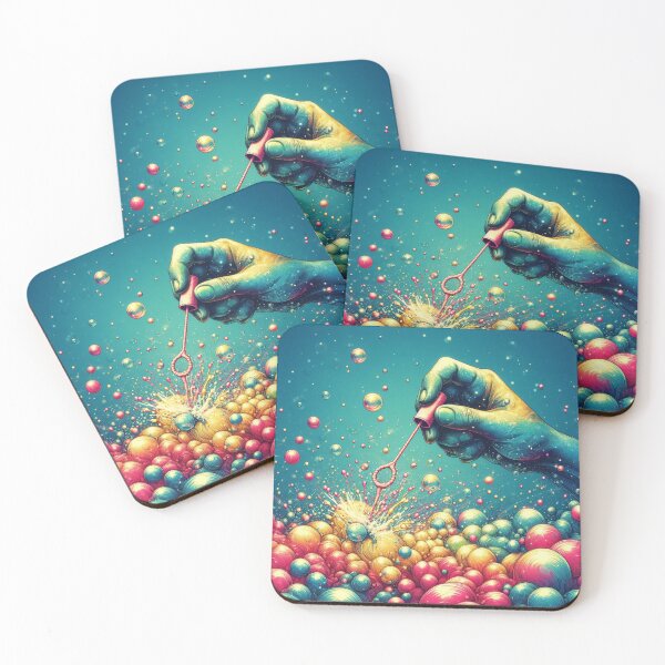 Item preview, Explosion of colors with bubbles designed and sold by Lyavalio.