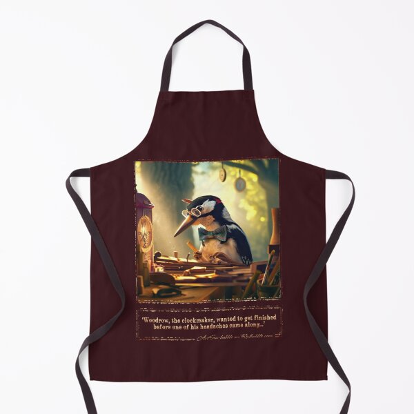Item preview, (With text) 'Woodrow, the clockmaker, wanted to get finished before one of his headaches came along...' designed and sold by ArtSea-Bubble.