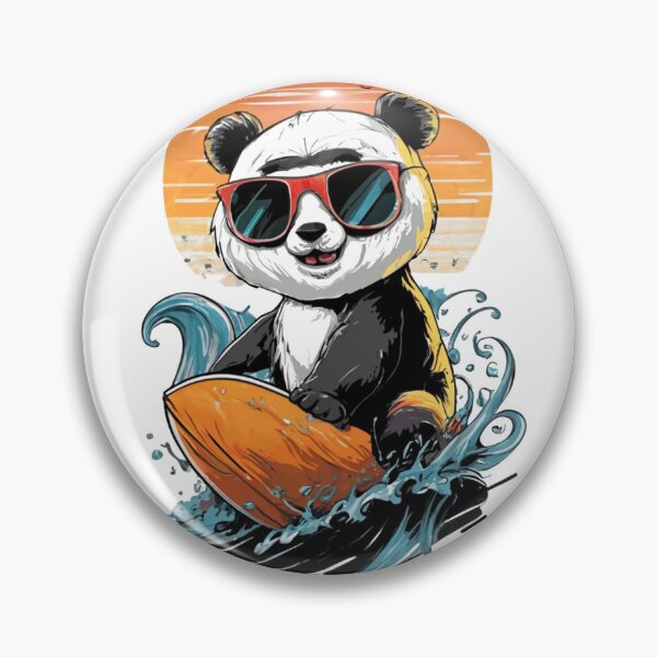 Item preview, Cool Surfing Panda Bear designed and sold by Trace1234.