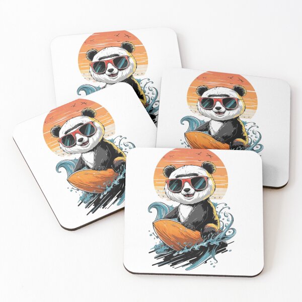 Item preview, Cool Surfing Panda Bear designed and sold by Trace1234.