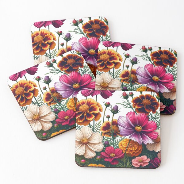 Item preview, Autumn Splendor Cosmos & Marigold Mélange designed and sold by NAFDesigns.