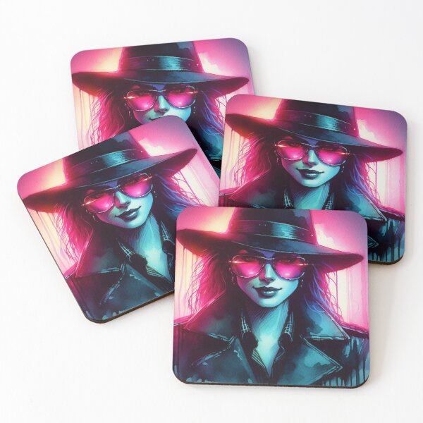 Item preview, Neon Noir 80s Femme Fatale [Watercolor] designed and sold by RESToRAPTOR.