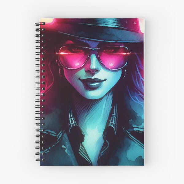 Item preview, Neon Noir 80s Femme Fatale [Watercolor] designed and sold by RESToRAPTOR.