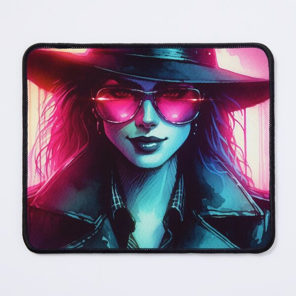 Item preview, Neon Noir 80s Femme Fatale [Watercolor] designed and sold by RESToRAPTOR.