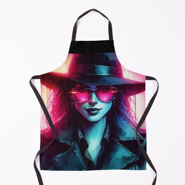 Item preview, Neon Noir 80s Femme Fatale [Watercolor] designed and sold by RESToRAPTOR.