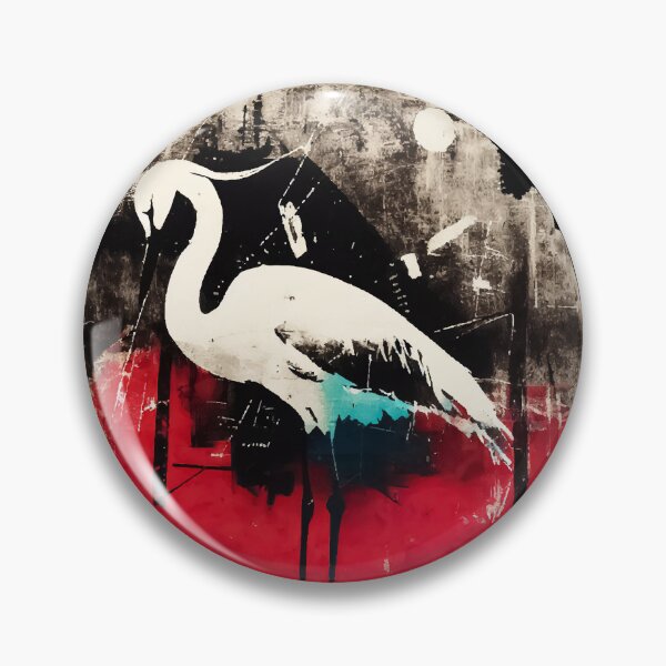 Item preview, Heron Vintage abstract street art designed and sold by TomFrontierArt.
