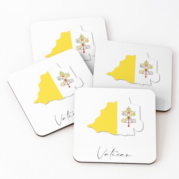 Item preview, Vatican Country Map and Flag Rome Europe designed and sold by dk-design85.