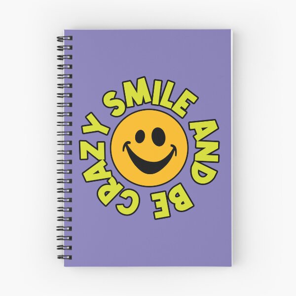 Item preview, Smile And Be Crazy - Fun Smile Quote - Colorful Text - Funny Smile Face designed and sold by WIZECROW.
