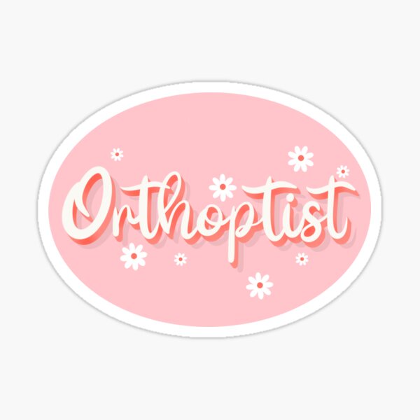 Item preview, Orthoptist designed and sold by Orthopchicks.
