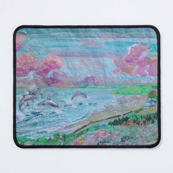 Item preview, Malibu. Billionaire Beach.Dolphins designed and sold by NisaKiley.