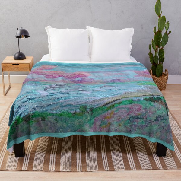Item preview, Malibu. Billionaire Beach.Dolphins designed and sold by NisaKiley.