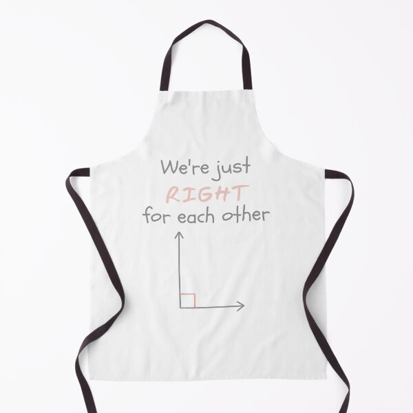 Item preview, We're Just Right for Each Other Math Valentine's Pun Design designed and sold by Pun Intended.