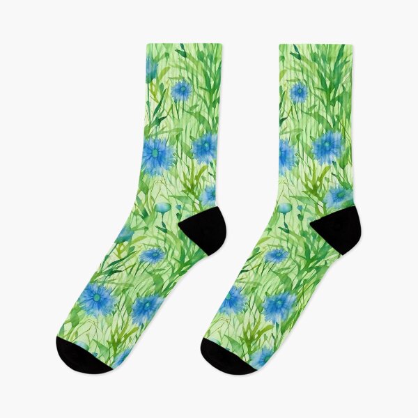 Item preview, cornflowers in the meadow designed and sold by elegantpaterns.