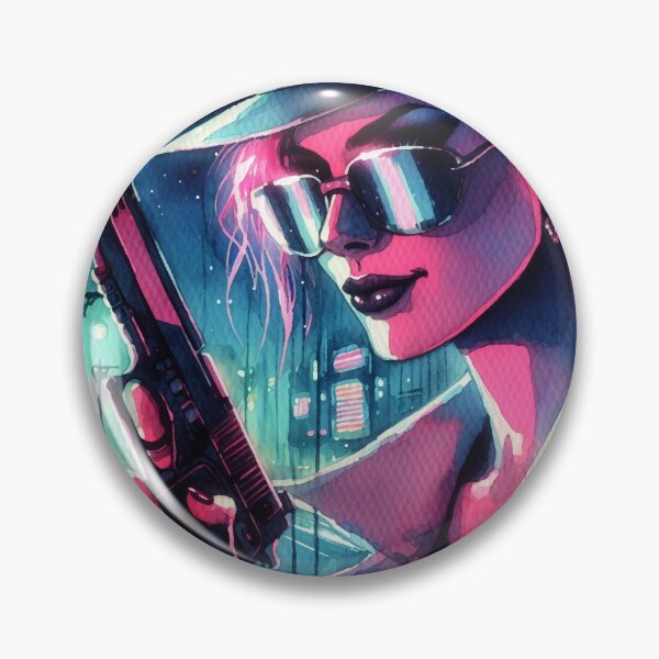 Item preview, Neon Noir 80s Dangerous Woman [Watercolor] designed and sold by RESToRAPTOR.