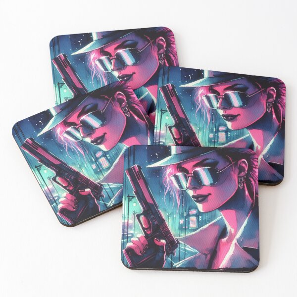 Item preview, Neon Noir 80s Dangerous Woman [Watercolor] designed and sold by RESToRAPTOR.