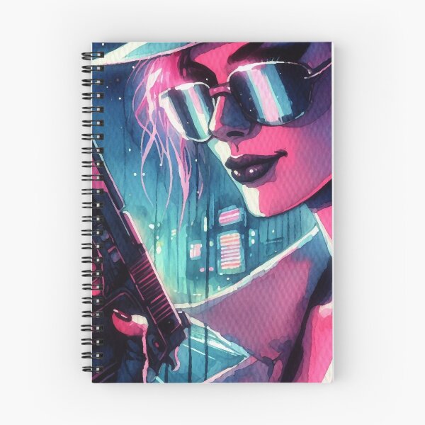 Item preview, Neon Noir 80s Dangerous Woman [Watercolor] designed and sold by RESToRAPTOR.