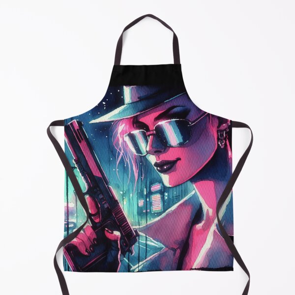 Item preview, Neon Noir 80s Dangerous Woman [Watercolor] designed and sold by RESToRAPTOR.
