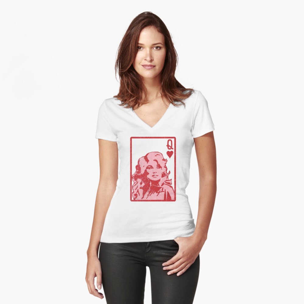 Artikel-Vorschau von Tailliertes T-Shirt mit V-Ausschnitt, designt und verkauft von laurashopee.
