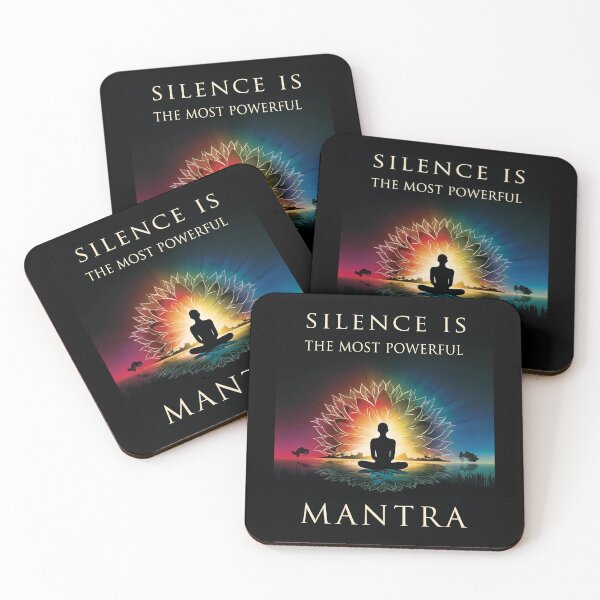 Item preview, Silnce is the most powerful Mantra, meditation designed and sold by Szkicerka.