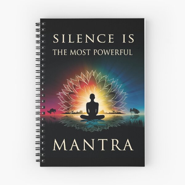 Item preview, Silnce is the most powerful Mantra, meditation designed and sold by Szkicerka.