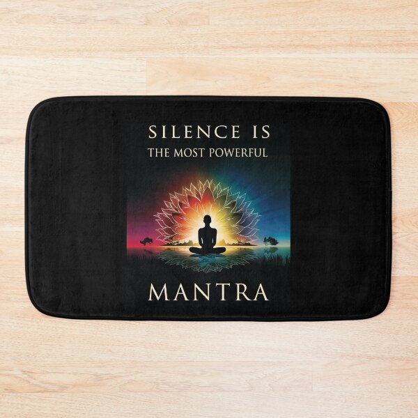 Item preview, Silnce is the most powerful Mantra, meditation designed and sold by Szkicerka.