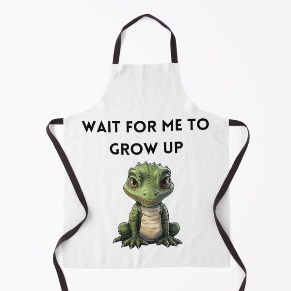 Item preview, Wait for me to grow up alligator baby designed and sold by SMARTKIT DESIGNAGENCY.