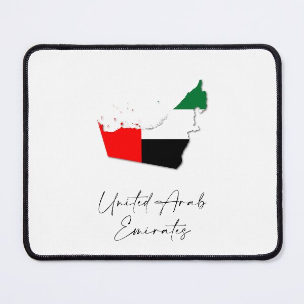 Item preview, United Arab Emirates Country Map and Flag Asia designed and sold by dk-design85.