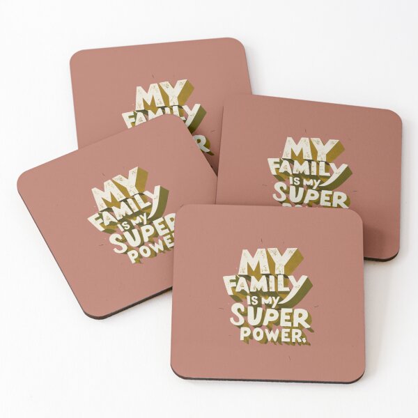 Item preview, My family is my superpower designed and sold by BlueGoldArt.