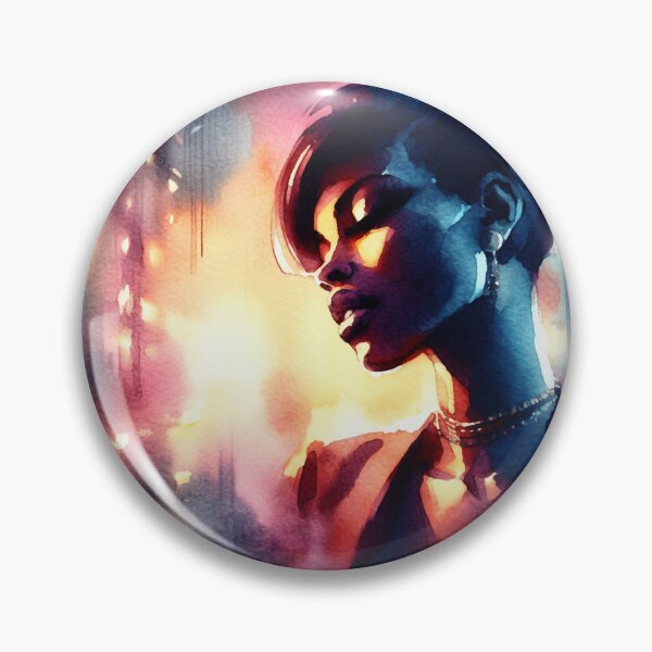 Item preview, Neo Noir Afro-American Girl [Watercolor] designed and sold by RESToRAPTOR.