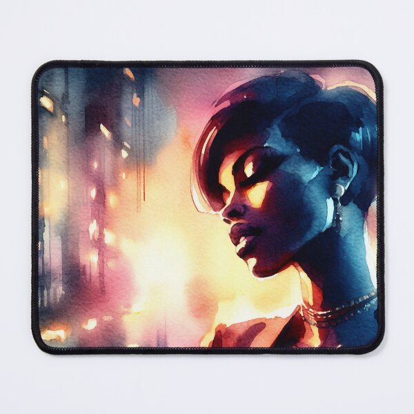 Item preview, Neo Noir Afro-American Girl [Watercolor] designed and sold by RESToRAPTOR.