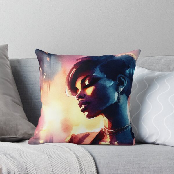 Item preview, Neo Noir Afro-American Girl [Watercolor] designed and sold by RESToRAPTOR.