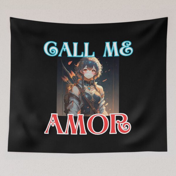 Item preview, Cupid say call me  Amor in cute anime happy style for valentines day gifts designed and sold by thankful-loco.
