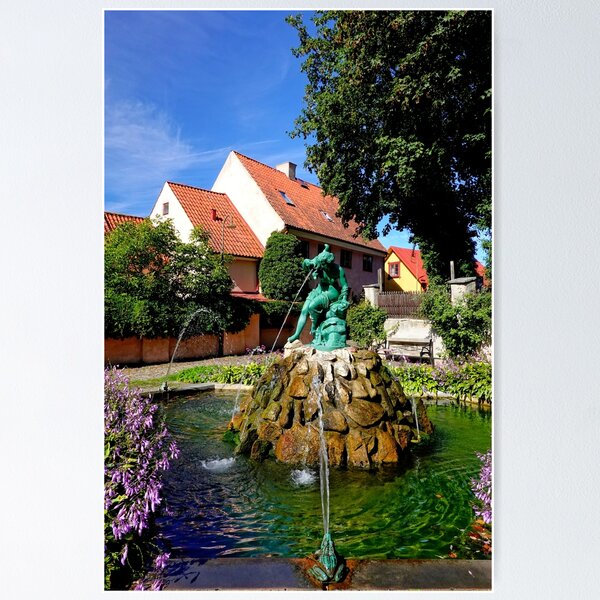 Item preview, Sculpture and fountain Visby Sweden designed and sold by RosRidleyPhoto.