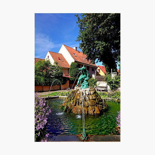 Item preview, Sculpture and fountain Visby Sweden designed and sold by RosRidleyPhoto.