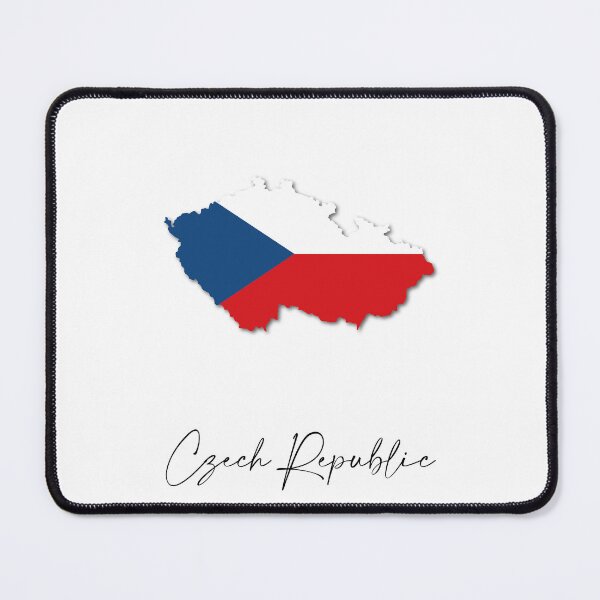 Item preview, Czech Republic Country Map and Flag Prague Europe designed and sold by dk-design85.
