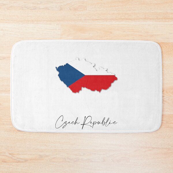Item preview, Czech Republic Country Map and Flag Prague Europe designed and sold by dk-design85.