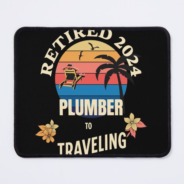 Item preview, Retired Plumber 2024. Tropical Sunset Retirement Vibes Design designed and sold by johnharry3.