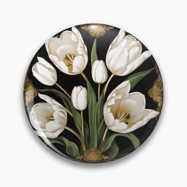 Item preview, Baroque Inspired White Tulips designed and sold by DesignsByPrnces.