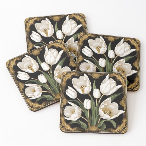 Item preview, Baroque Inspired White Tulips designed and sold by DesignsByPrnces.
