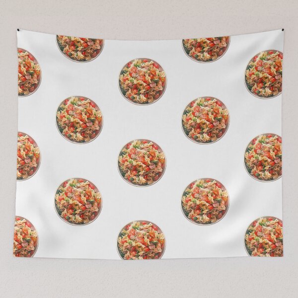 Item preview, Top down view of vegan pasta plate- Food art designed and sold by octoboobs.