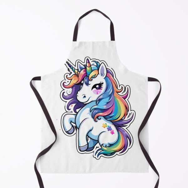 Item preview, Lola the colorful dream unicorn - illustration for fantasy worlds and unicorn fans designed and sold by digistampdesign.