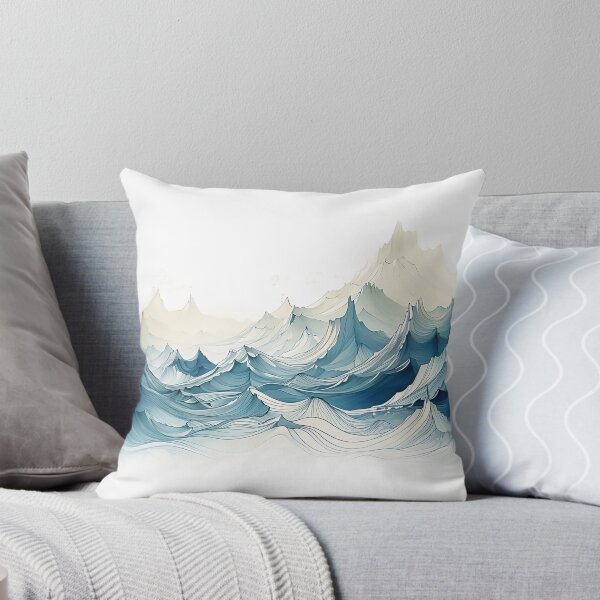 Item preview, Mountain Waves - Digital Art designed and sold by SnoopyTF.