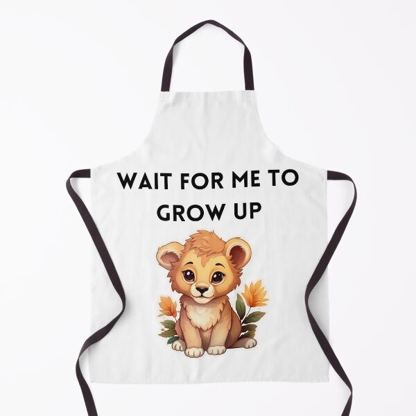 Item preview, Wait for me to grow up Lion baby designed and sold by SMARTKIT DESIGNAGENCY.
