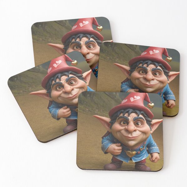 Item preview, A little Valtentines gnome without a beard designed and sold by NerdscapeDC.