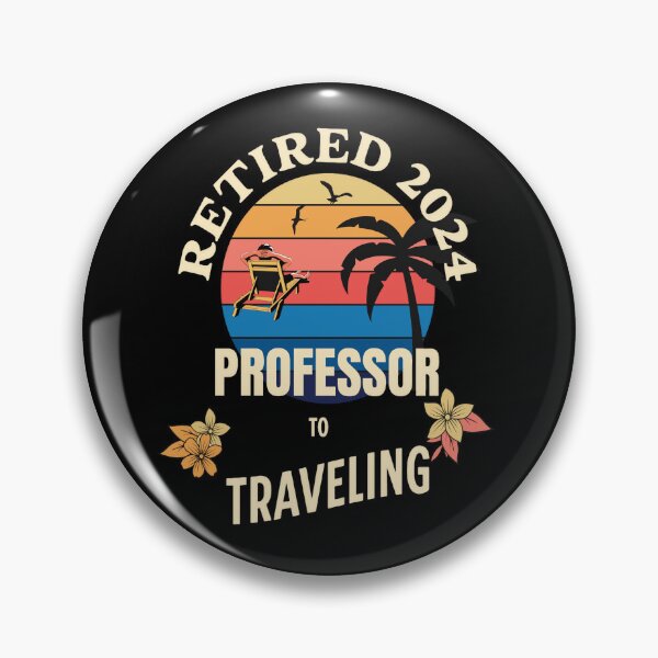 Artikelvorschau, Professor im Ruhestand 2024. Tropical Sunset Retirement Vibes Design entworfen und verkauft von johnharry3.