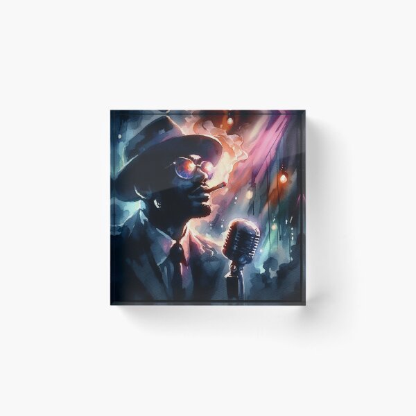 Item preview, Neo Noir Afro-American Jazz Singer [Watercolor] designed and sold by RESToRAPTOR.